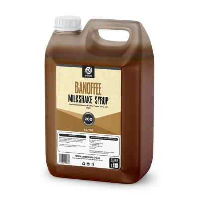 Banoffee Flavour Milkshake Syrup