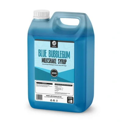 Blue Bubblegum Flavour Milkshake Syrup