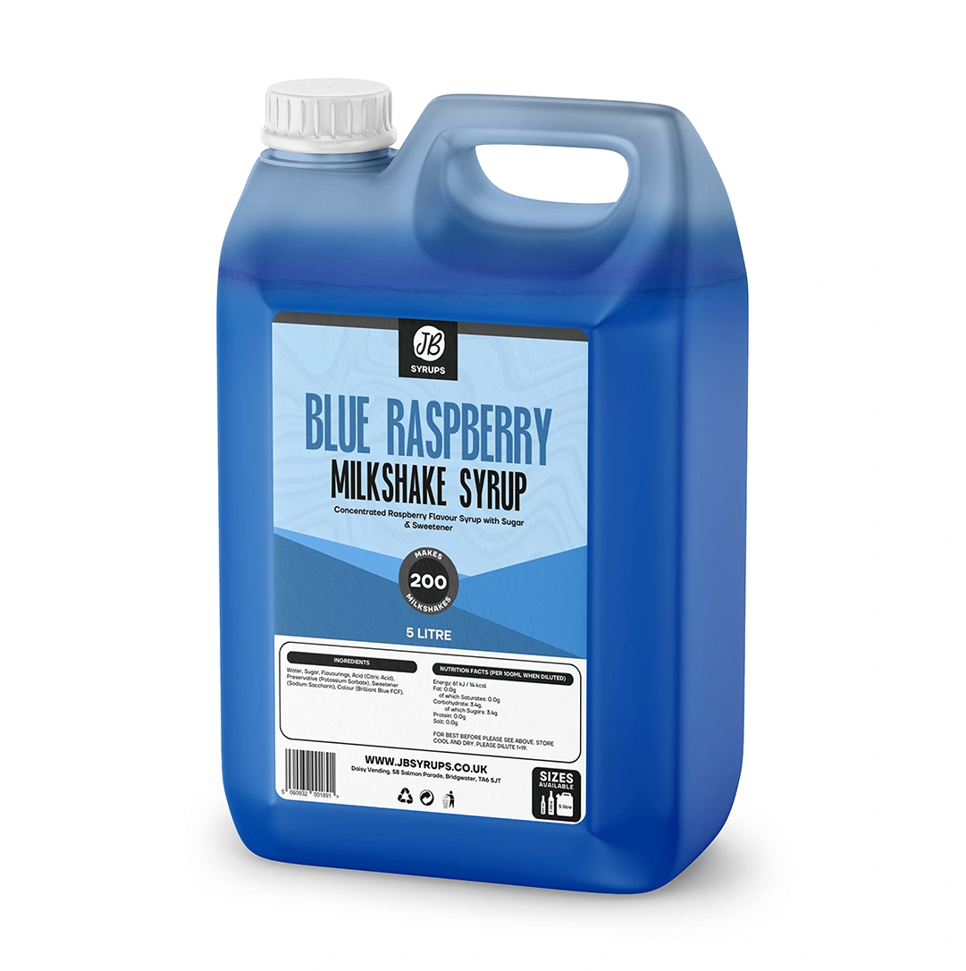 Blue Raspberry Flavour Milkshake Syrup