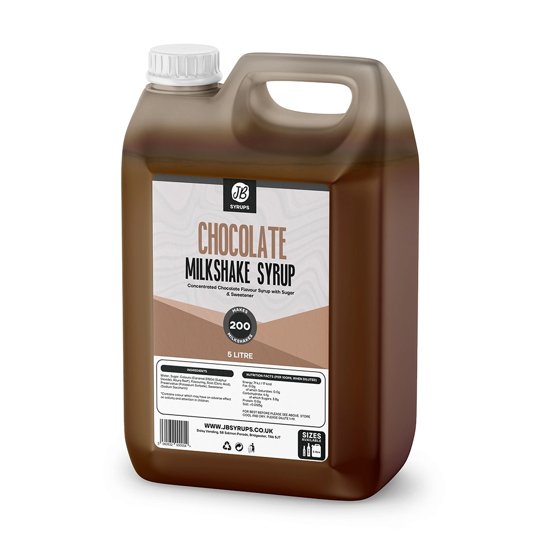 Chocolate Flavour Milkshake Syrup