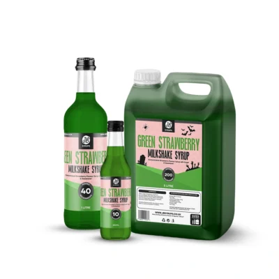 Green Strawberry Flavour Milkshake Syrup