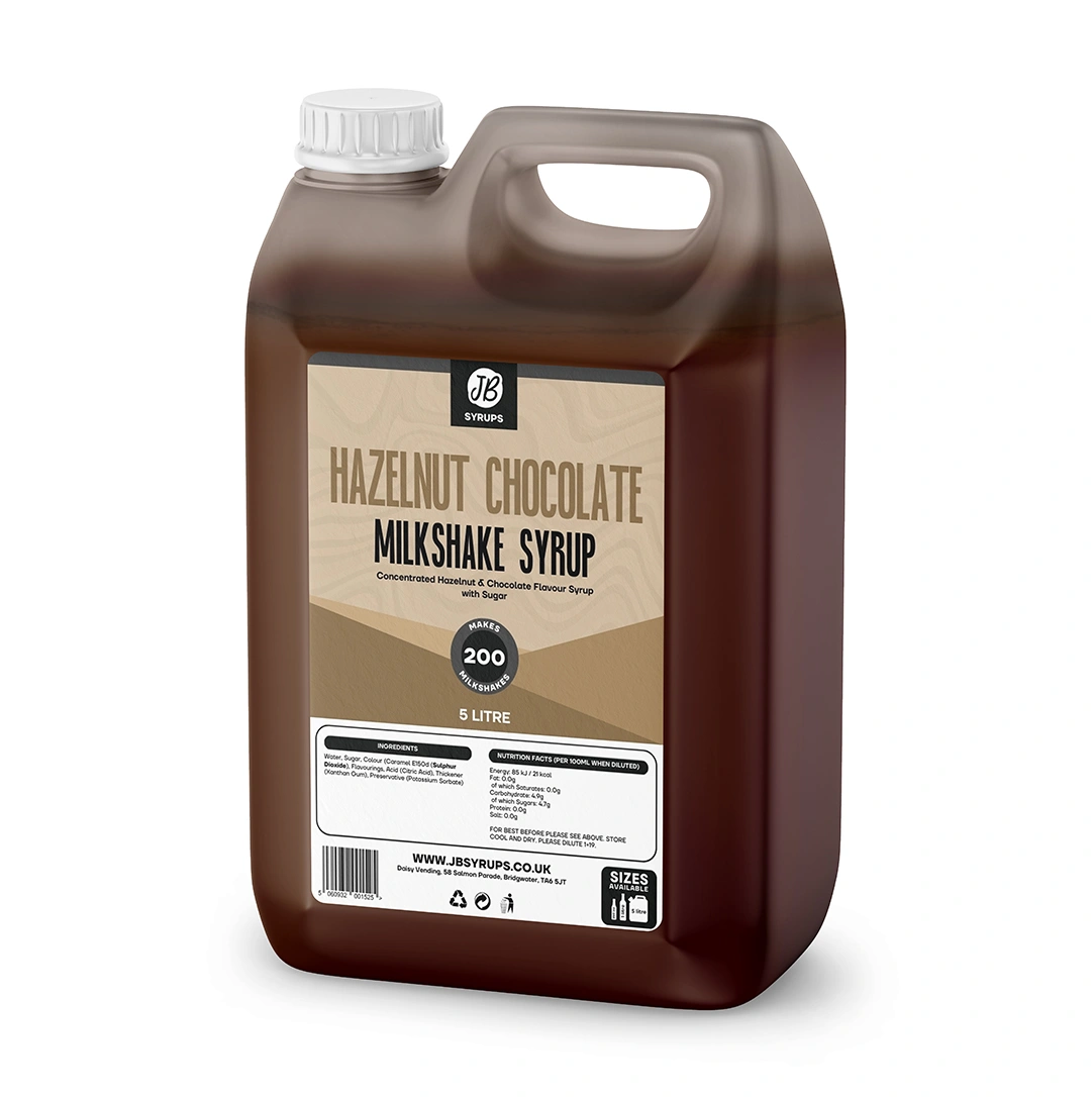 Hazelnut Chocolate Milkshake Syrup