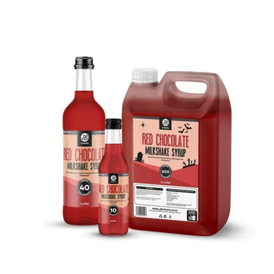 Red Chocolate Flavour Milkshake Syrup