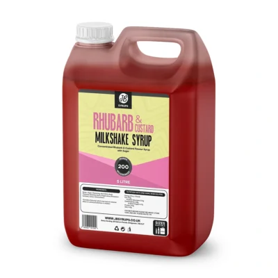 Rhubarb & Custard Flavour Milkshake Syrup