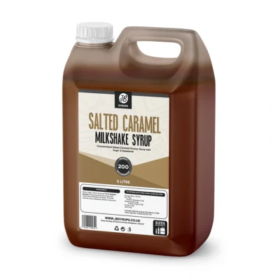 Salted Caramel Flavour Milkshake Syrup