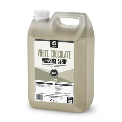 White Chocolate Flavour Milkshake Syrup